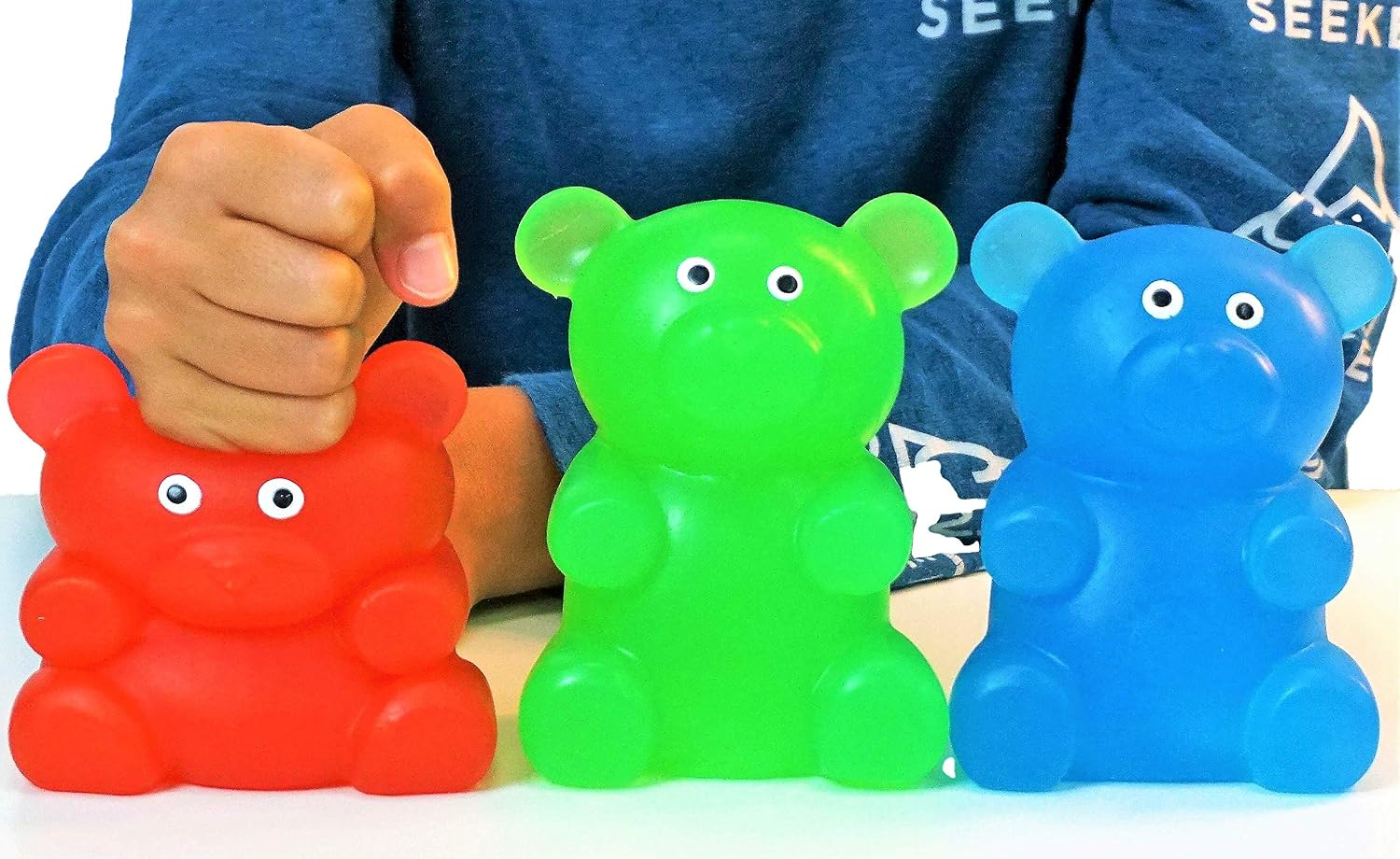 JA-RU Jumbo Squishy Gummy Bear Toy- 1 Bear